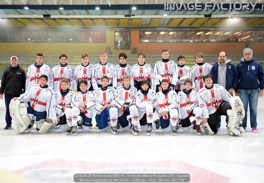 2018-04-29 Torneo Aosta - Hc 74-Hockey Milano Rossoblu U15 (1-2)